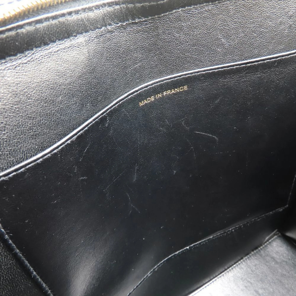 CHANEL Black Lambskin Leather Tote Bag - Picture 8 of 16